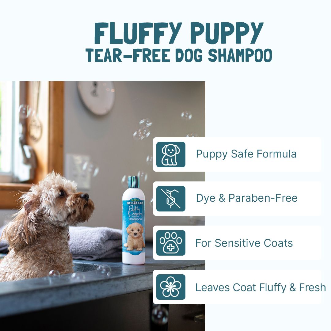 BIO-GROOM Fluffy Puppy™ Tear-Free Dog Shampoo