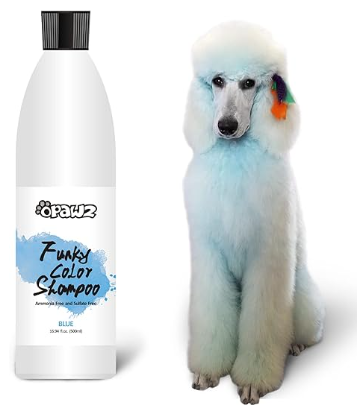 OPAWZ Funky Color Shampoo Color Depositing Shampoo for Dogs, Blue 500mL