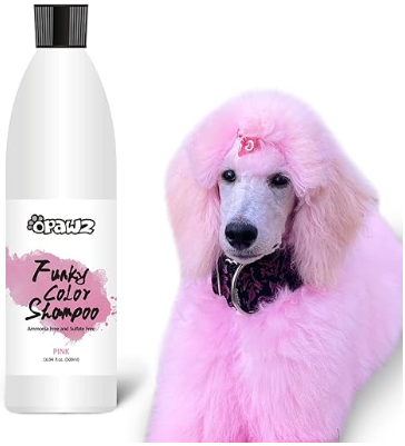 OPAWZ  Funky Color Shampoo Color Depositing Shampoo for Dogs  Pink 500mL