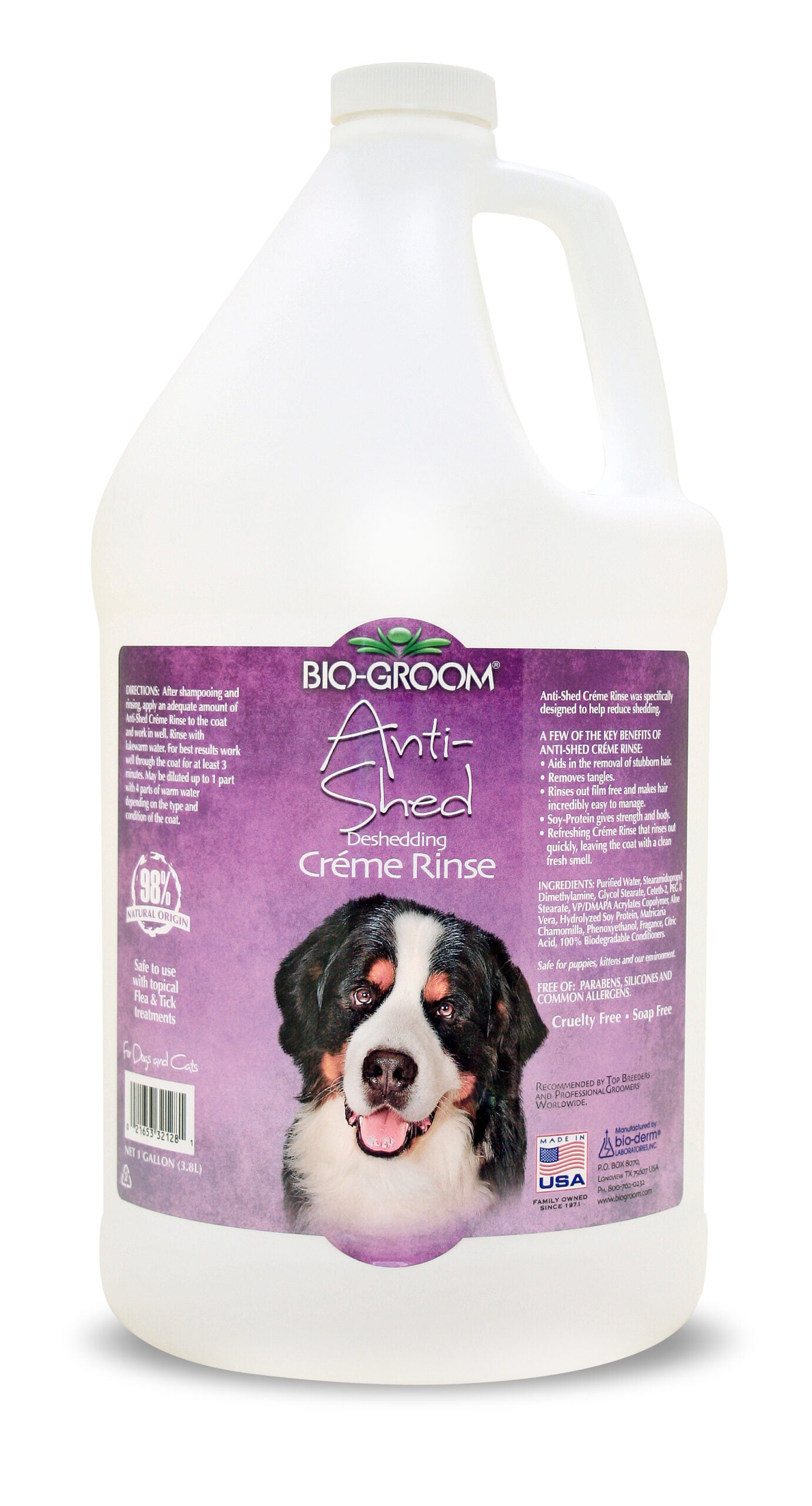 BIO-GROOM Anti-Shed Deshedding Dog Conditioner