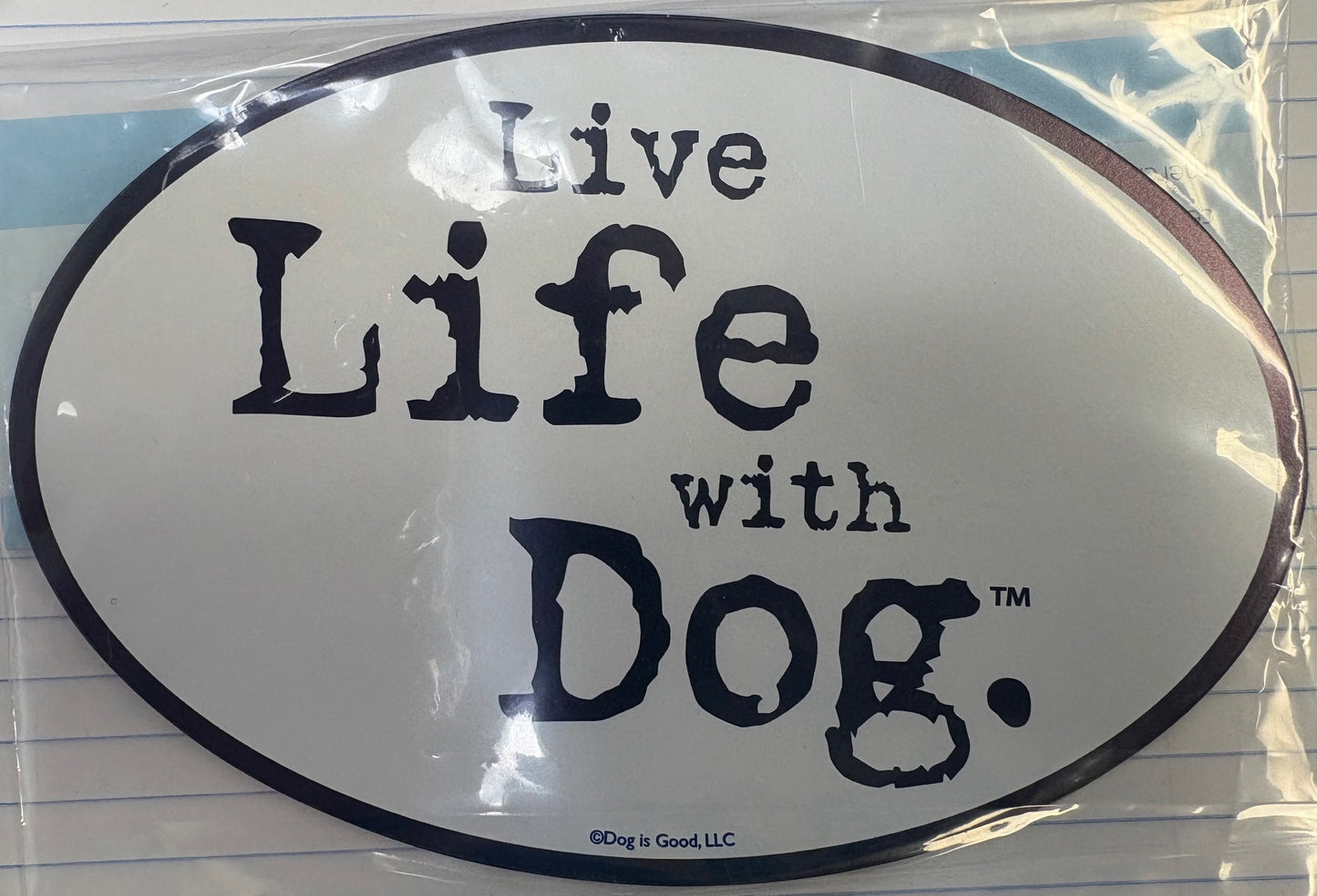 Magnet: Live Life with Dog