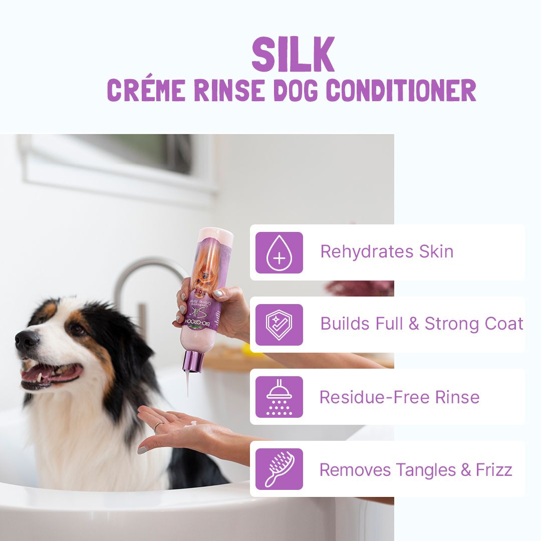 BIO-GROOM Silk™ Conditioning Creme Rinse Dog Conditioner