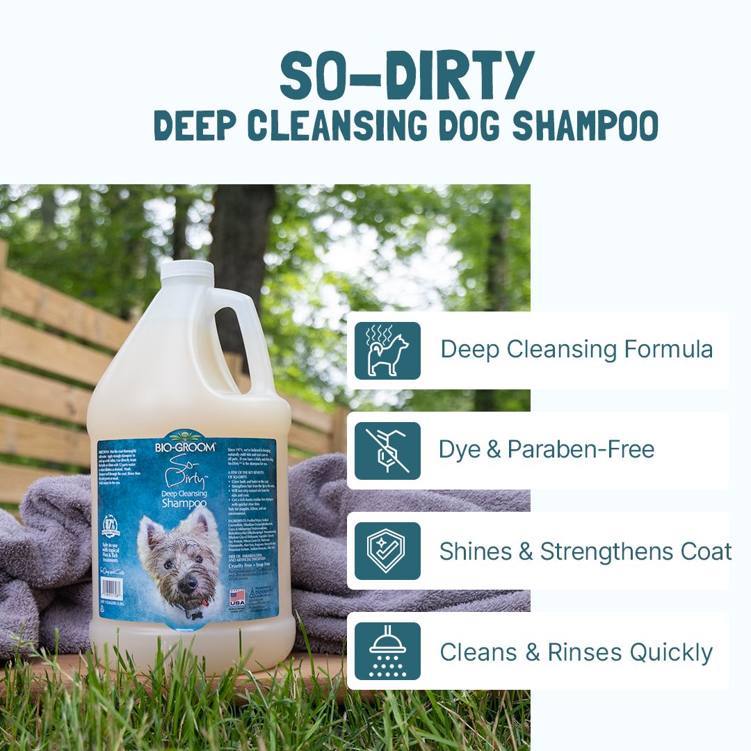 BIO-GROOM So-Dirty™ Deep Cleansing Dog Shampoo