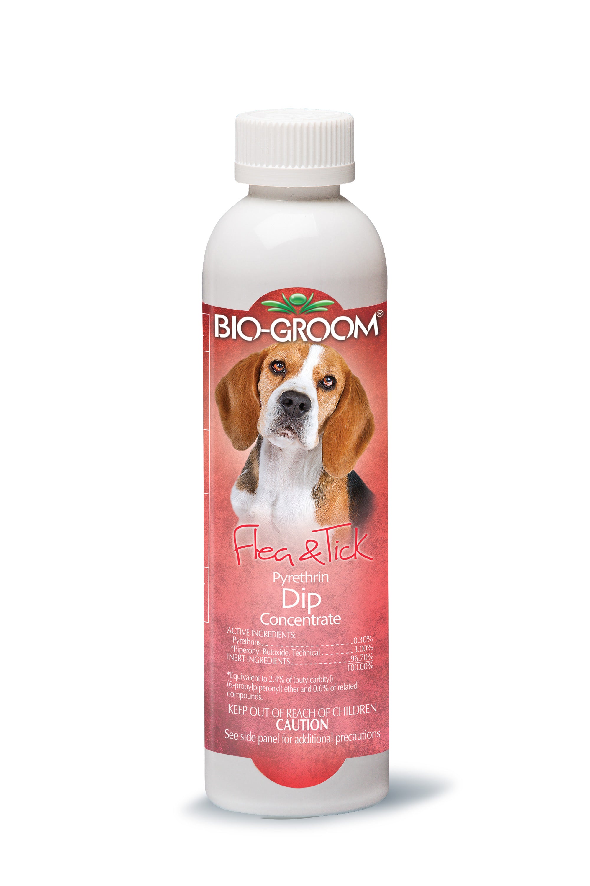 BIO-GROOM Flea & Tick Pyrethrin Concentrate Dip for Dogs 8oz ...